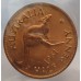 AUSTRALIA 1961 Y. HALF 1/2 PENNY . PROOF . SLIGHT SPOTS / TONE